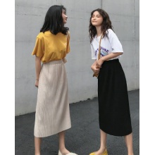 显瘦200斤a字裙子夏薄款